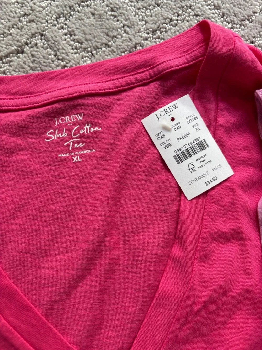 Bundle of 3 J. Crew Women’s Slub Cotton Tees